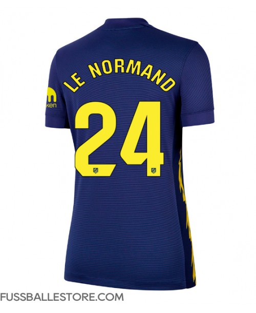 Günstige Atletico Madrid Robin Le Normand #24 Auswärtstrikot Damen 2025-26 Kurzarm Günstige Atletico Madrid Robin Le Normand #24 Auswärtstrikot Damen 2025-26 Kurzarm